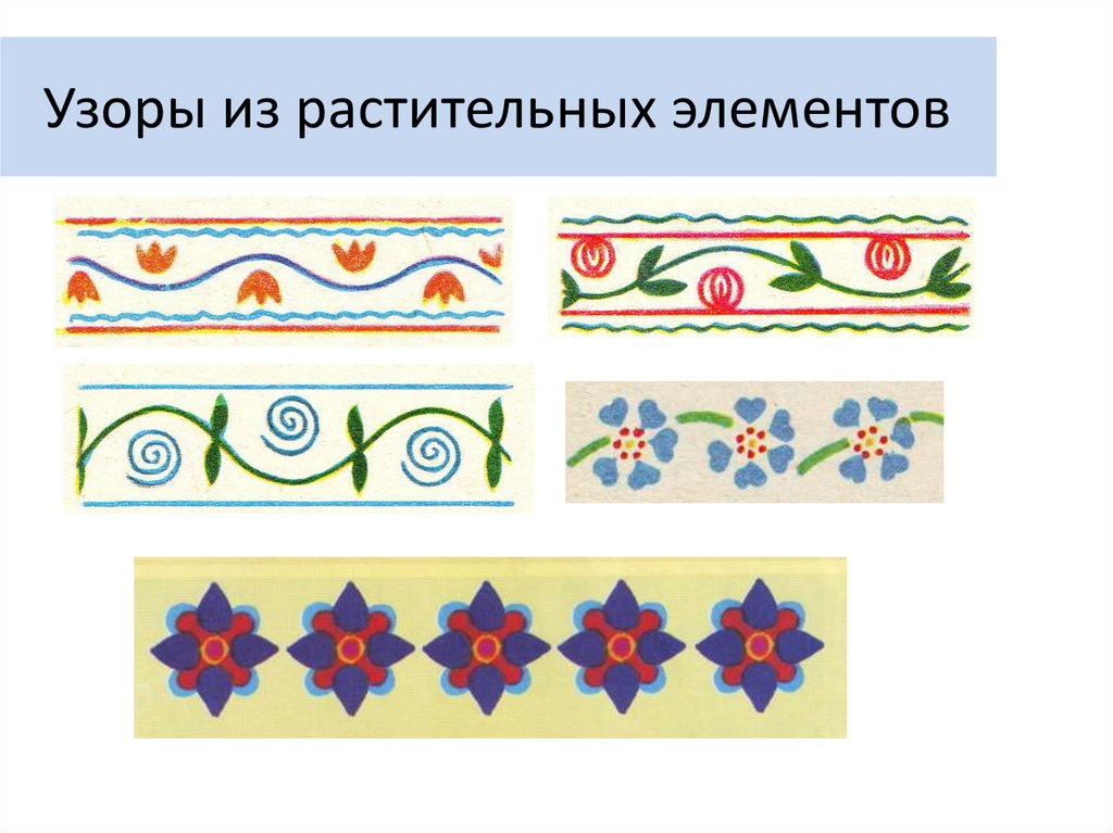 Орнамент в полосе рисунок