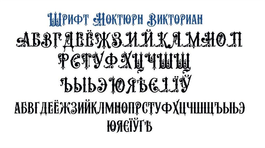 Шрифты Русские Фото