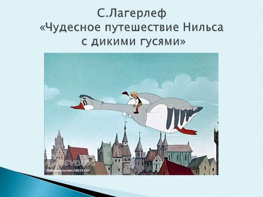 Сельма лагерлеф чудесное путешествие нильса с дикими гусями 4 класс пнш презентация