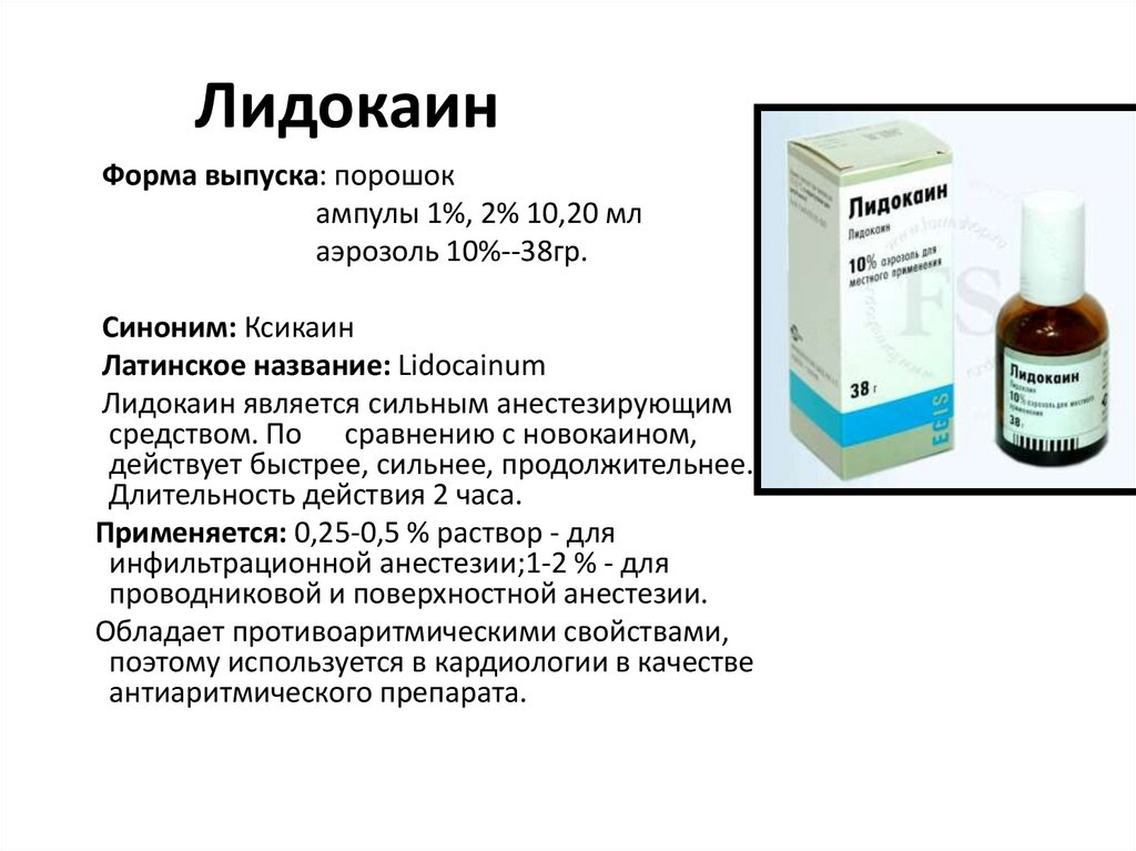 Спрей Лидокаин В Аптеках Москвы