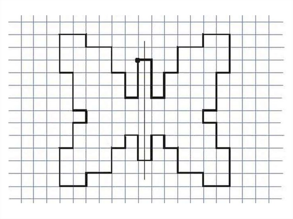 Рисунки по клеточкам в тетради бабочка