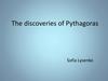 The discoveries of Pythagoras