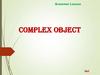 Complex object