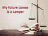 My future carees is a Lawyer