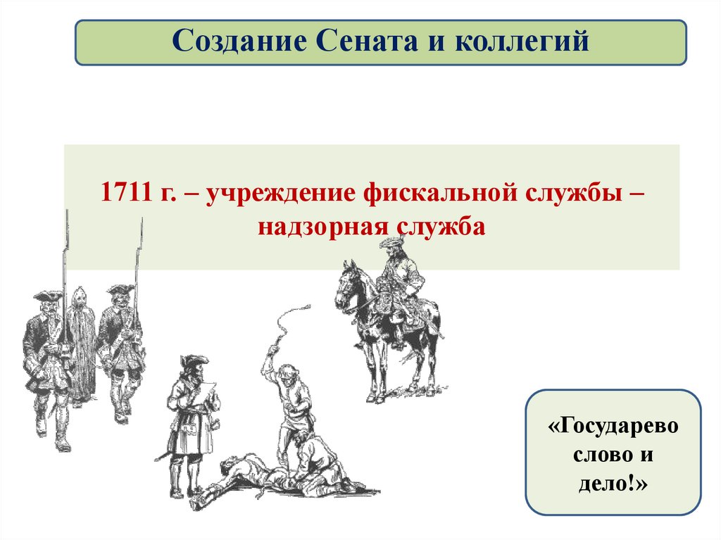 Фискал это. Фискальная служба Петра 1. Слово и дело государево. Фискальная служба при Петре. 1711 Учреждение Сената.