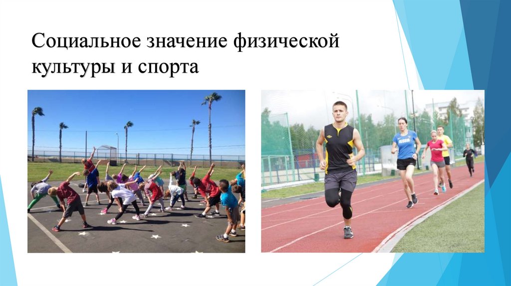 Социальное значение физической культуры и спорта