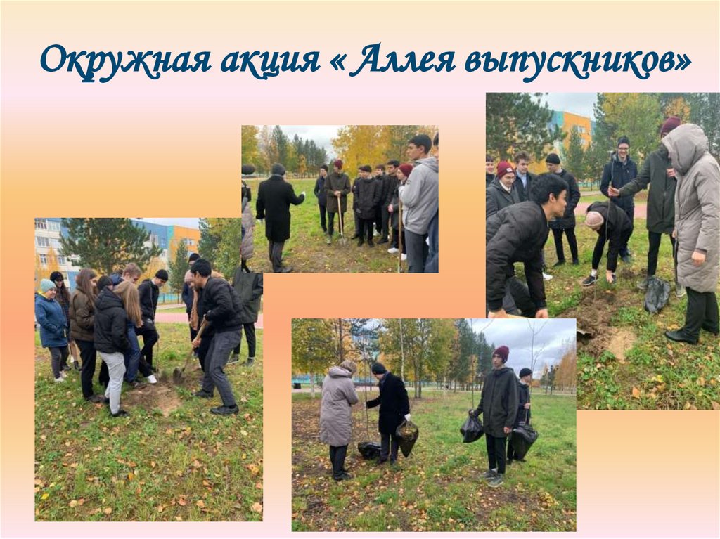 Окружная акция « Аллея выпускников»