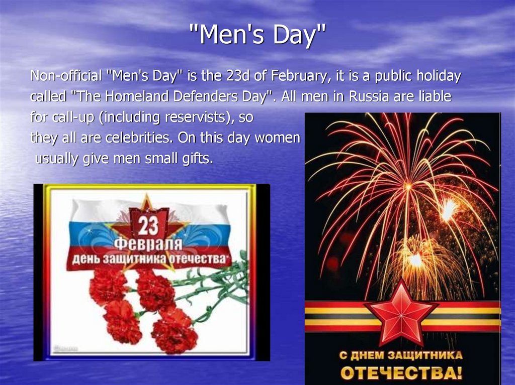"Men's Day"