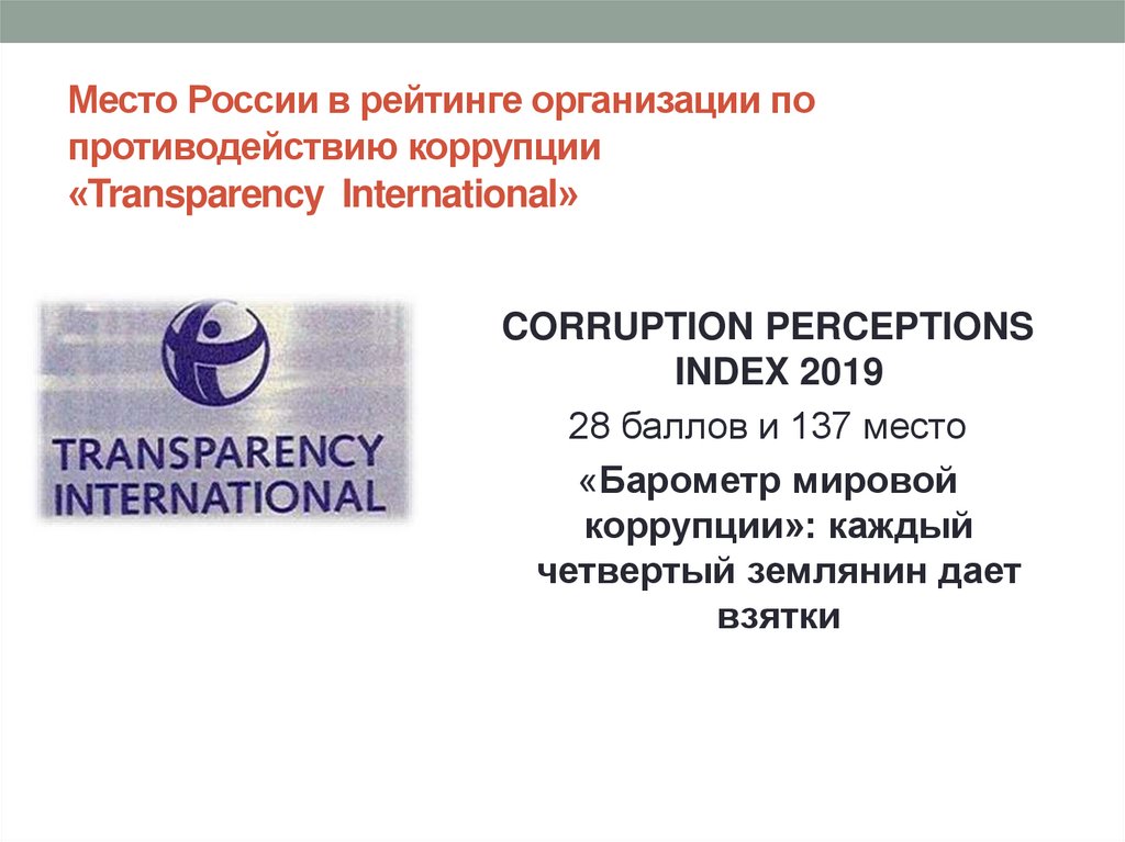Институт борьбы с коррупцией
