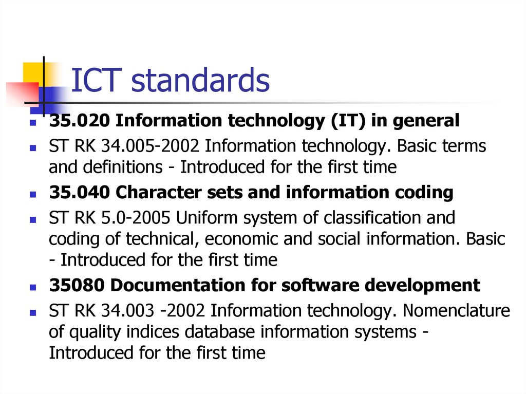 ICT standards
