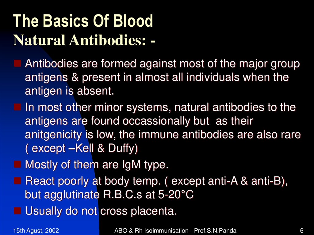 The Basics Of Blood