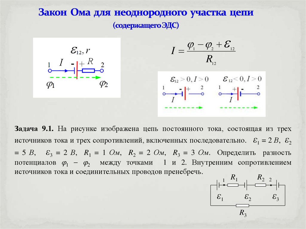 Презентация на тему постоянный электрический ток