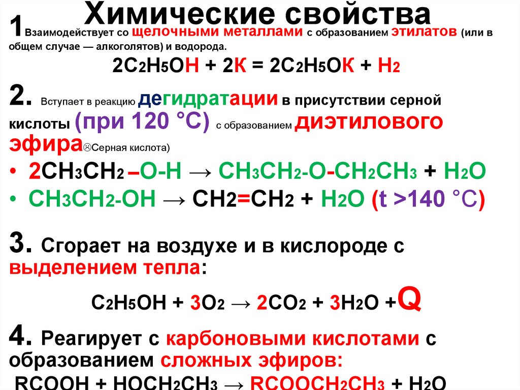 Химические свойства