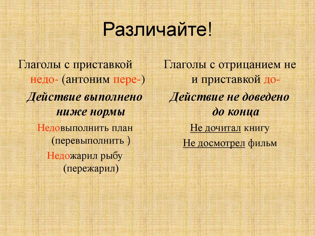 Как правильно пишется недовыполнить план