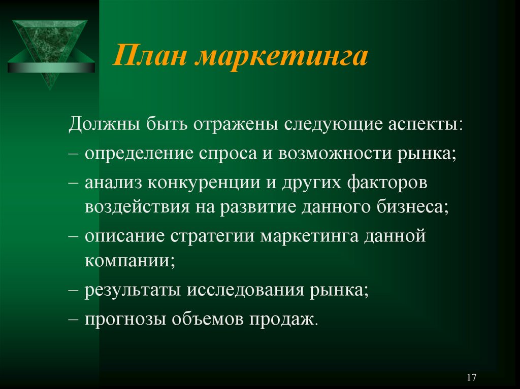 План осуществления бизнес операций действий фирмы содержащая сведения о фирме товаре