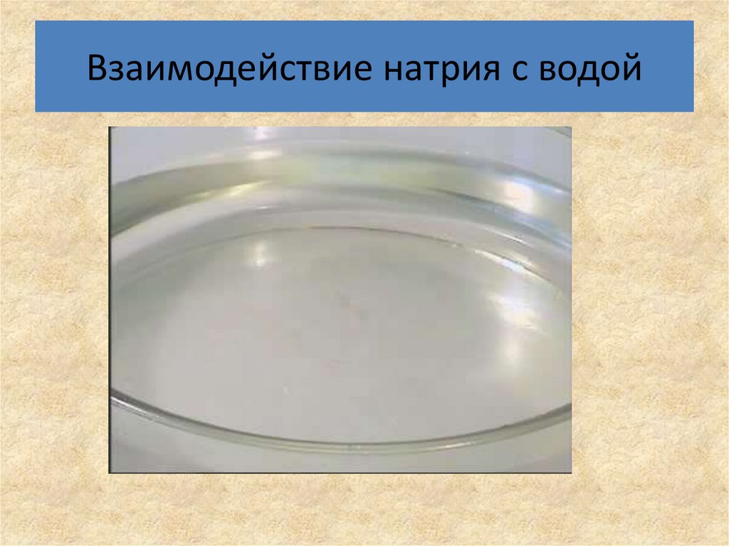 Взаимодействие натрия с водой. Натрий и вода. Металлический натрий с водой. Реакция взаимодействия натрия с водой.