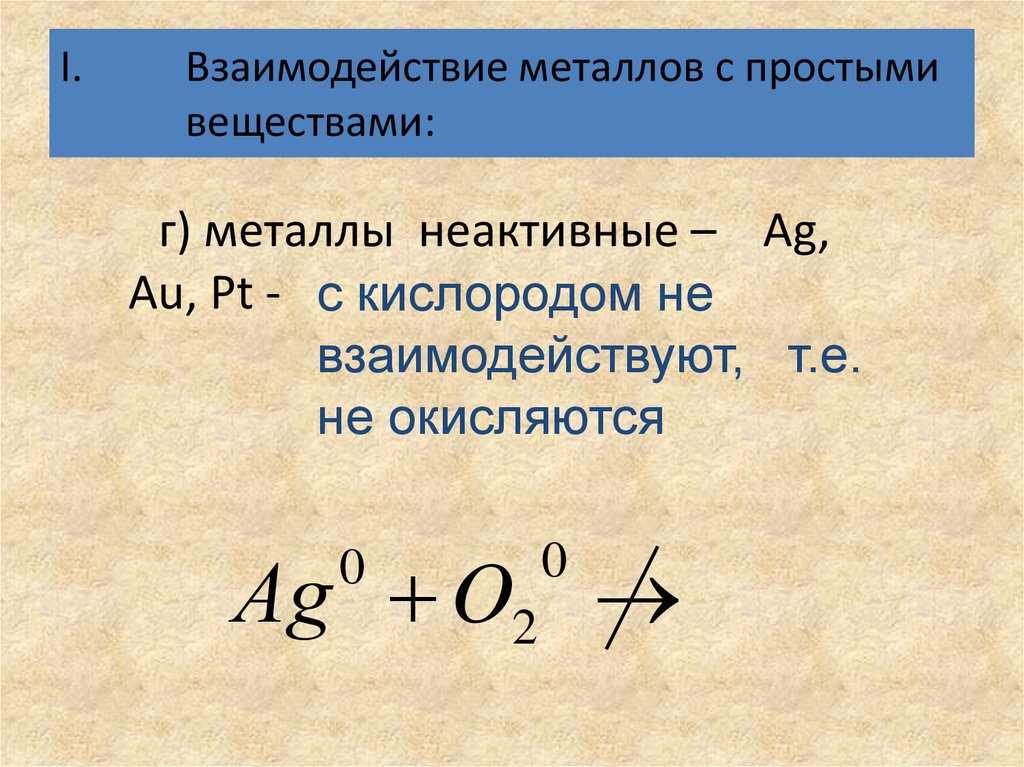 Основания взаимодействуют с металлами