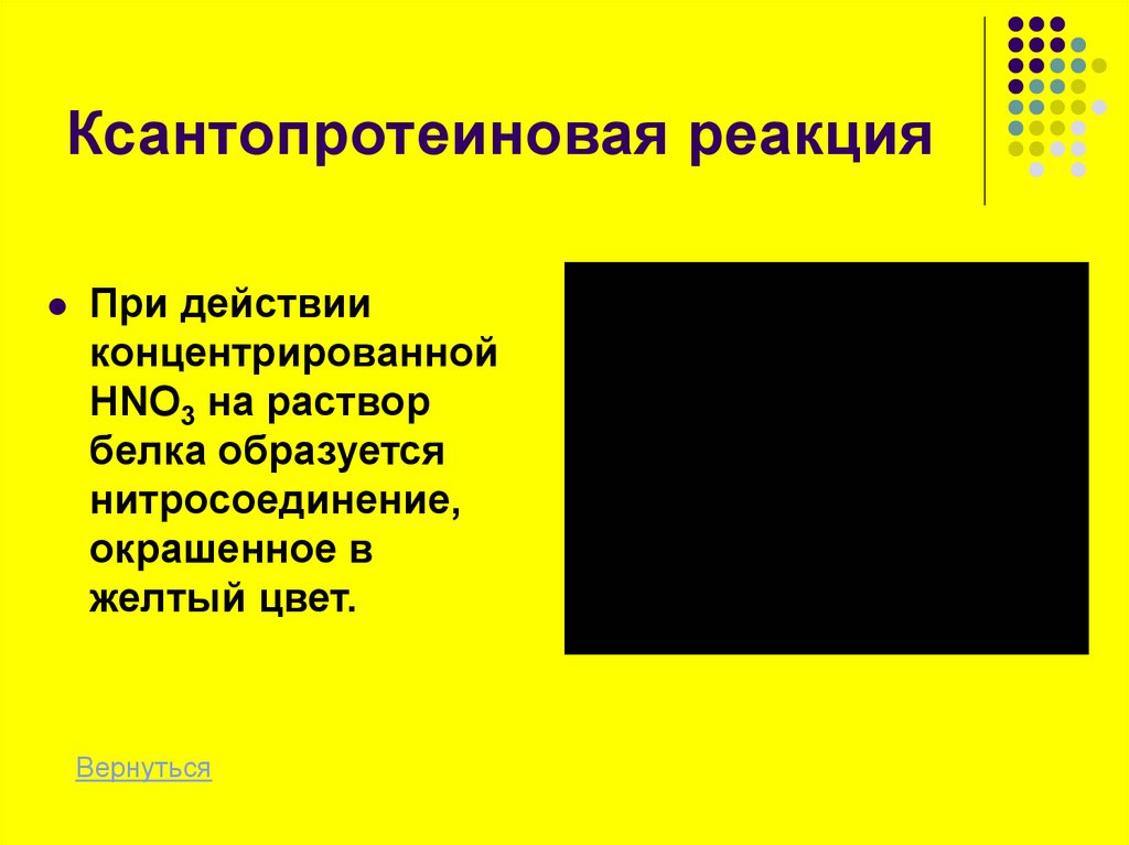 Цветные реакции белков презентация