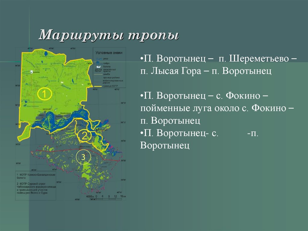 Маршруты тропы