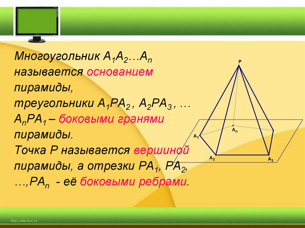 Найти площадь полной поверхности правильной шестиугольной пирамиды