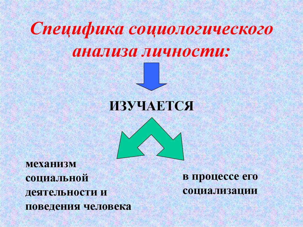 Социология личности презентация