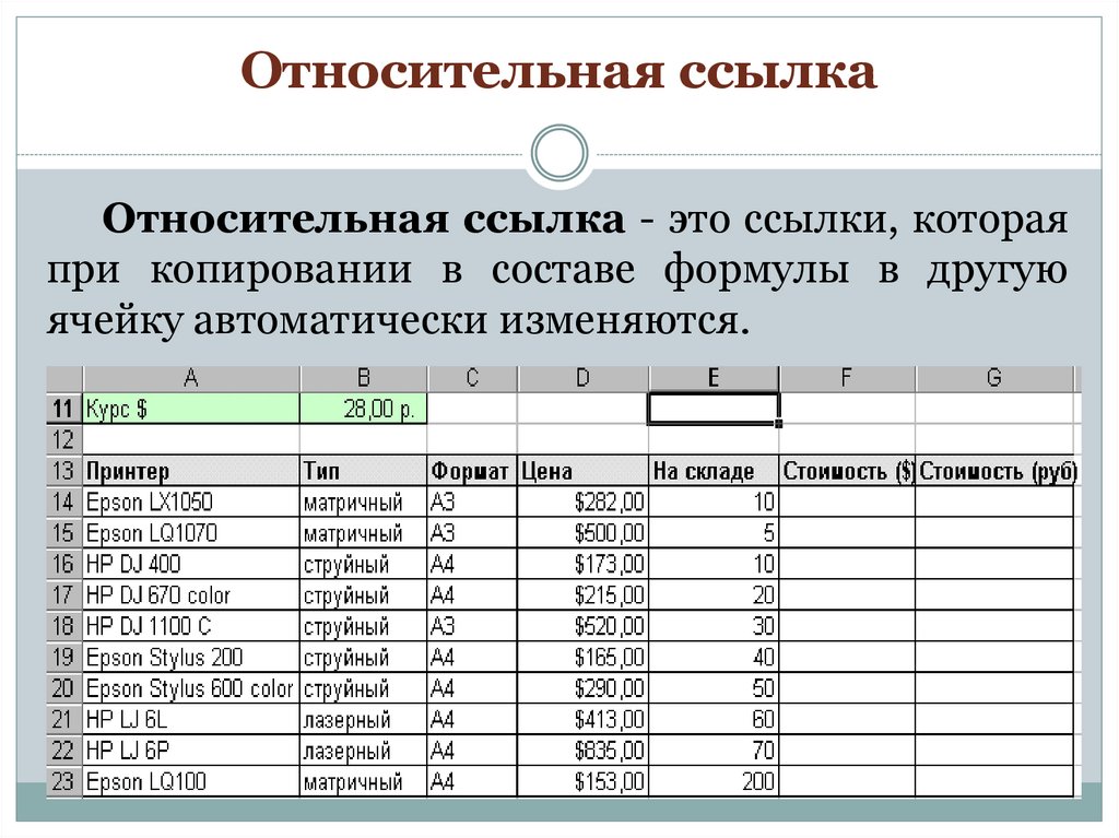 Excel относительные. Абсолютная и Относительная адресация в MS excel. Относительная ссылка. Задания на относительные и абсолютные ссылки. Пример абсолютной ссылки.