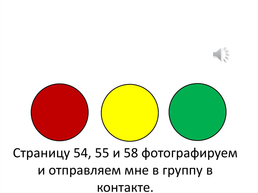 Страницу 54, 55 и 58 фотографируем и отправляем мне в группу в контакте.