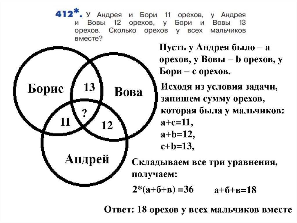 Подбери к каждой задаче уравнение и схему