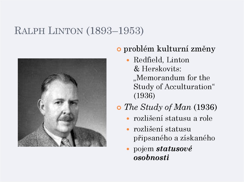 Ralph Linton (1893–1953)