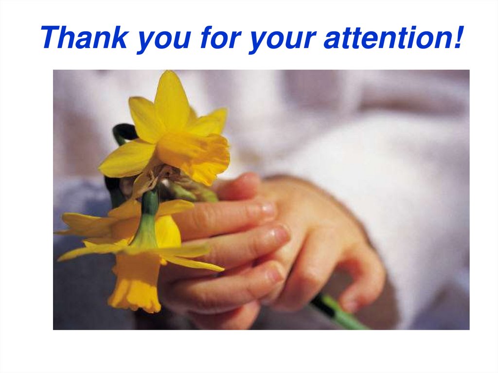 Thank you for your attention!