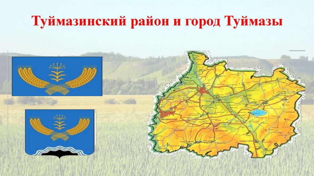 Карта туймазинского района