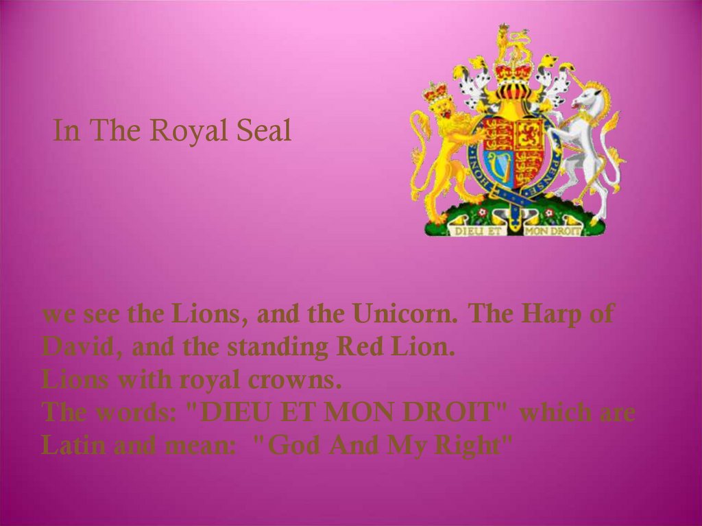 In The Royal Seal