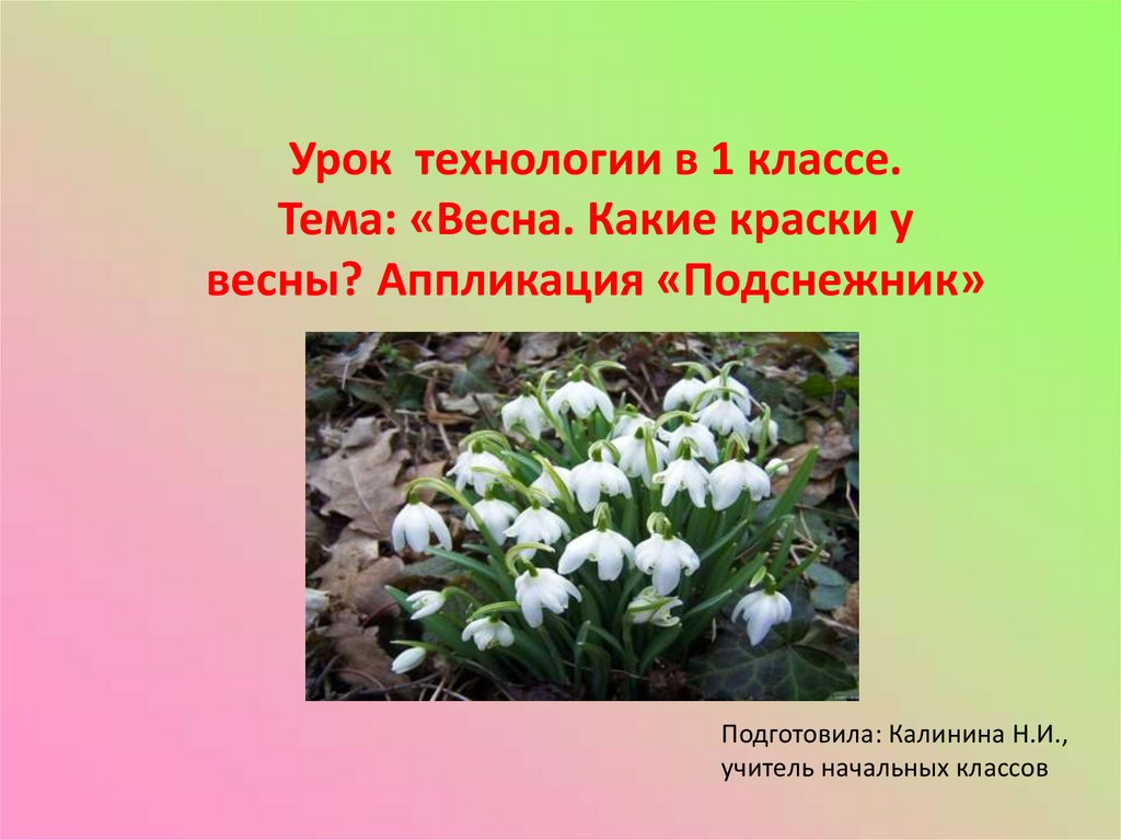 Настроение весны что такое колорит технология 1 класс презентация школа россии