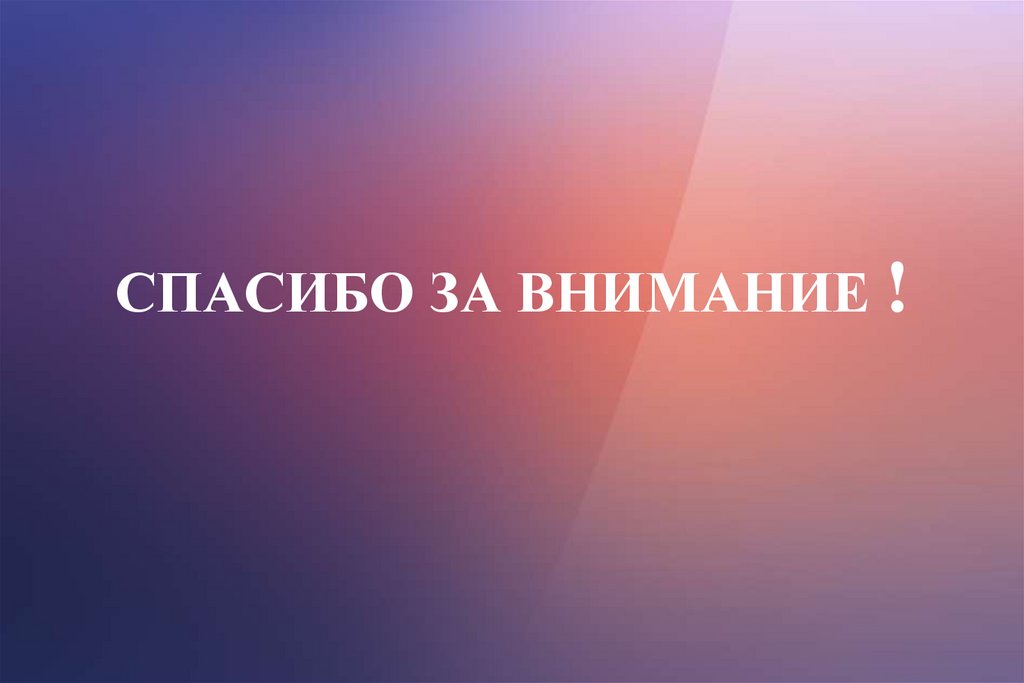 СПАСИБО ЗА ВНИМАНИЕ !