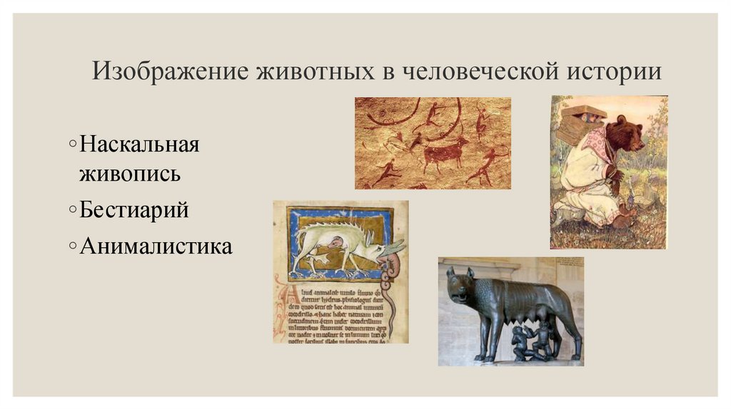 Изображение животных в человеческой истории