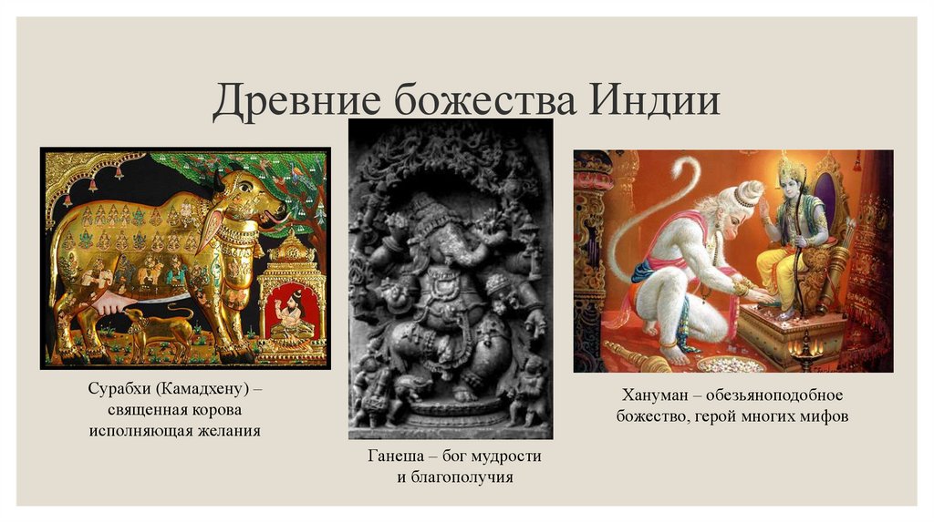 Древние божества Индии