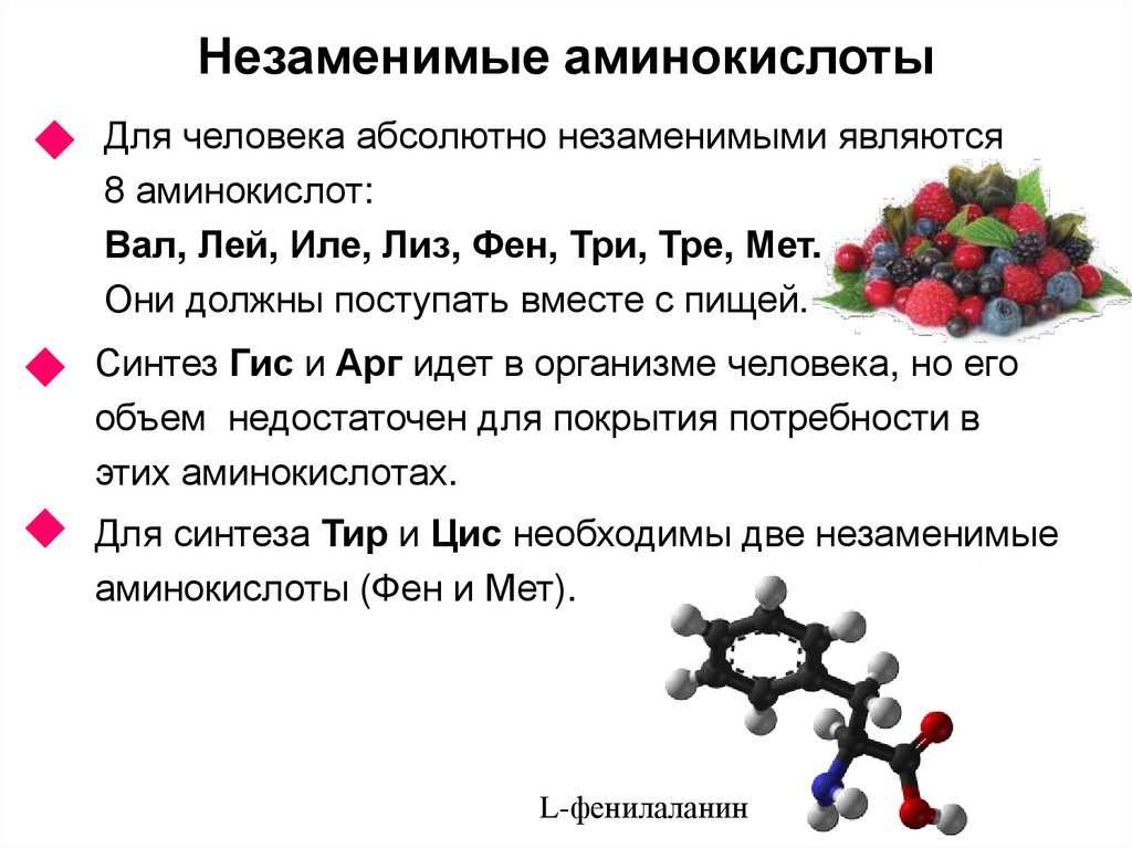 Распределение белков