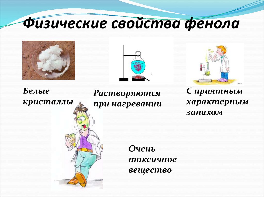 Физические свойства фенола