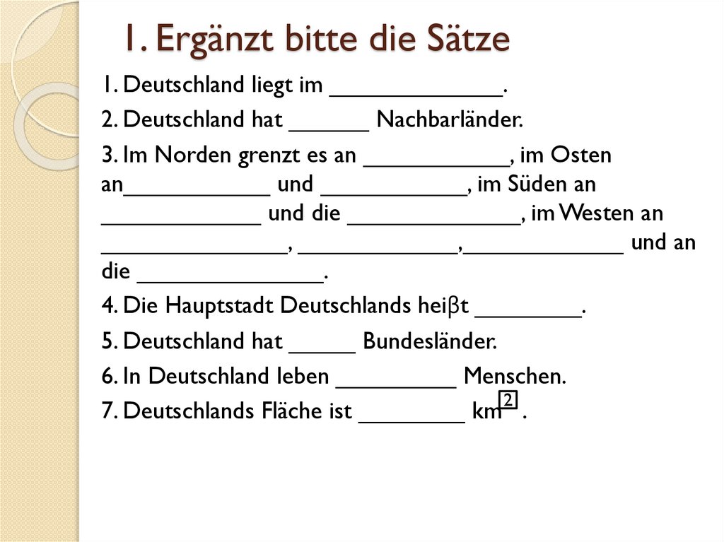 Die sätze