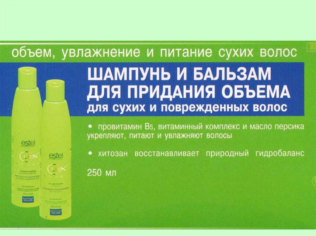 Профессиональные шампуни