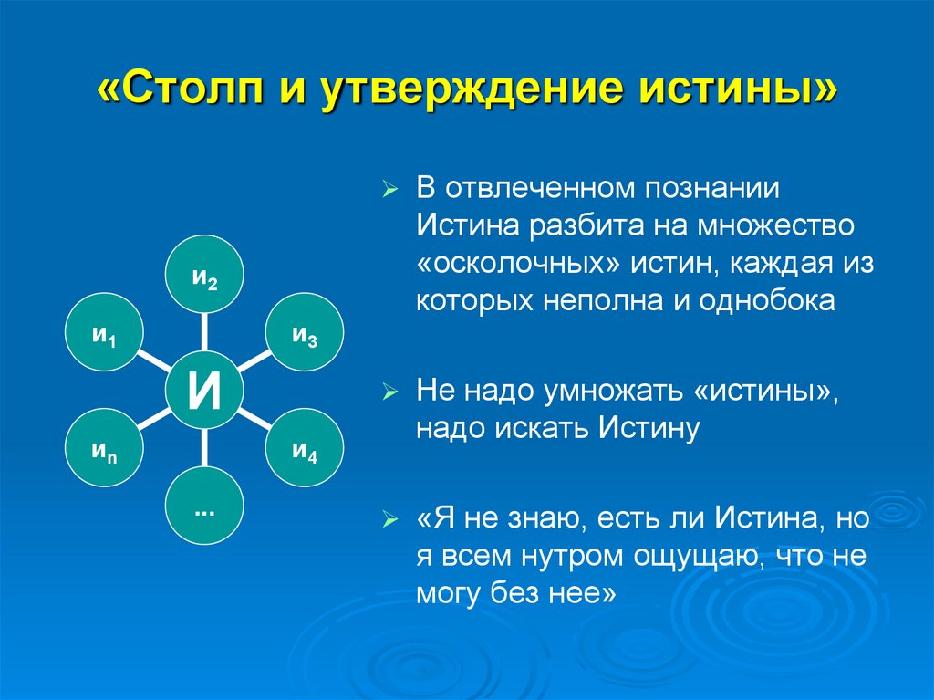 Истинность утверждения. Столп и утверждение истины. Церковь Бога живого столп и утверждение истины. Столпы это в философии. Умножения истины.