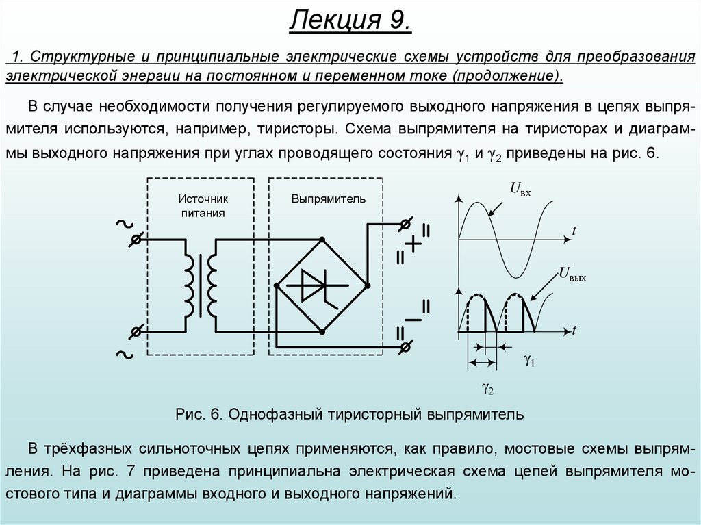 Преобразование электрической схемы онлайн