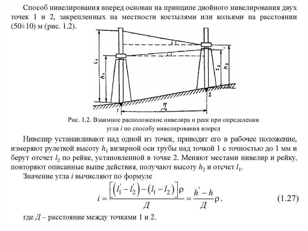 Горизонтальное нивелирование