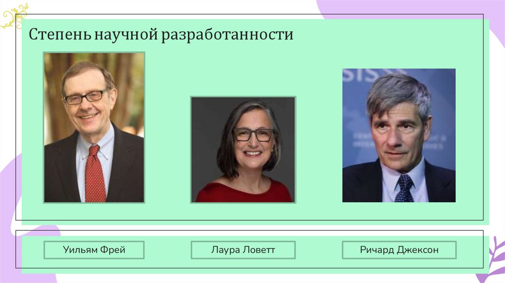 Степень научной разработанности