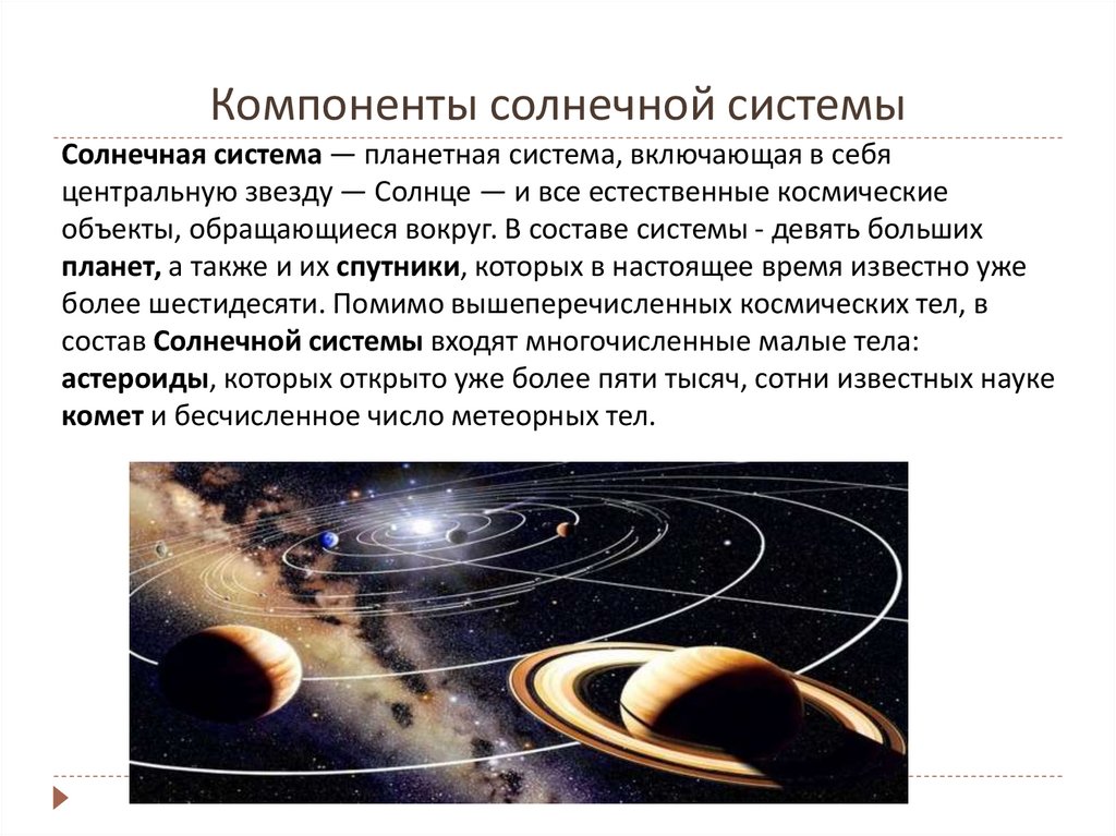 Структура Солнечной cистемы - презентация онлайн