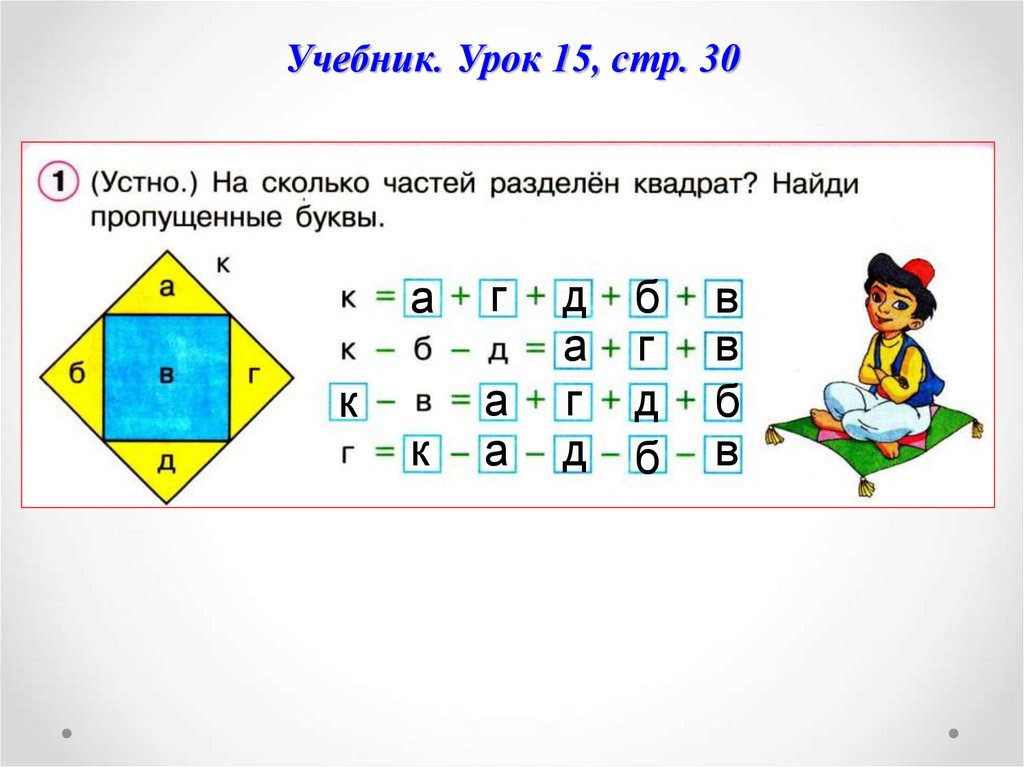 Части фигур. Части фигур математика 1 класс. Математика класс 1 части фигур урок 15. 1 Класс урок 15 части фигуры. Первый класс урок 15 части фигур.