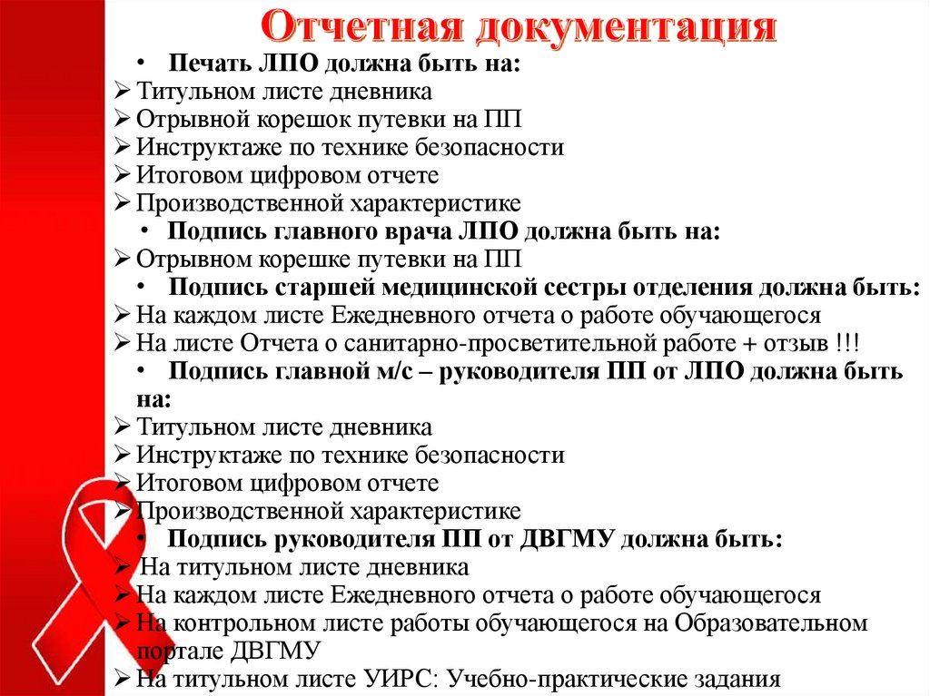 Отчетная документация