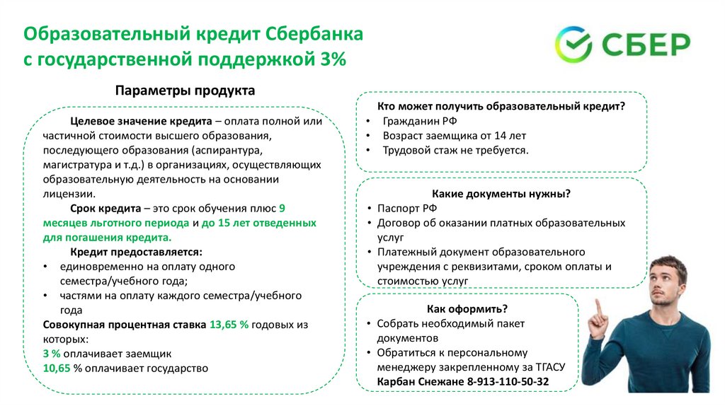 Презентация образовательный кредит в россии