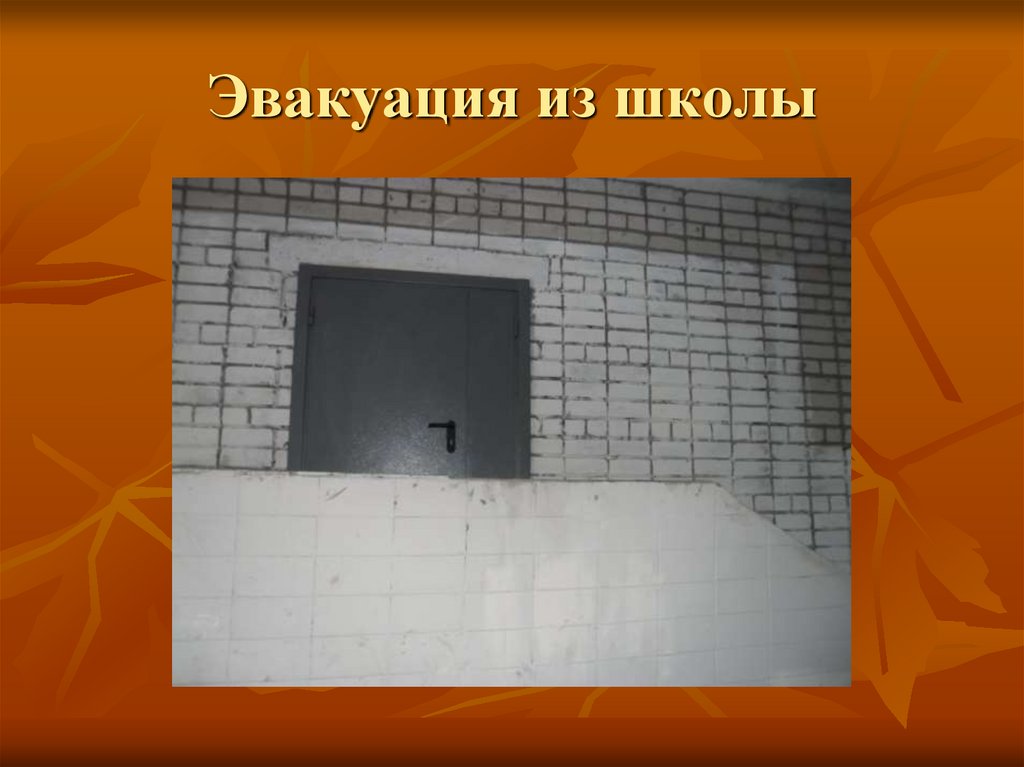 Эвакуация из школы