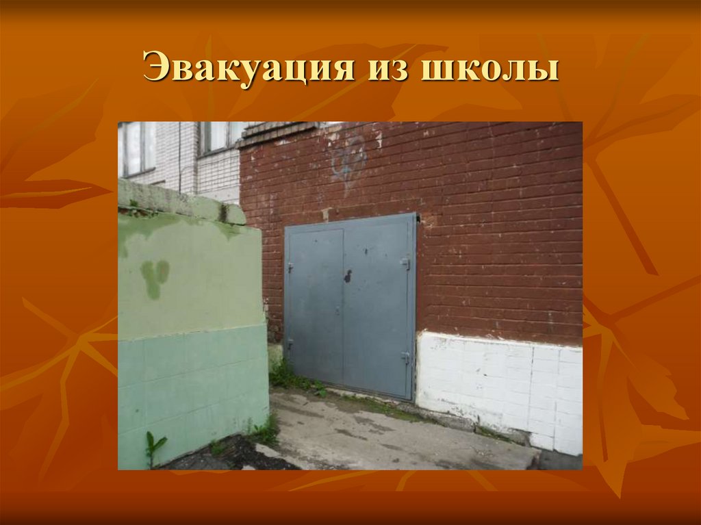 Эвакуация из школы